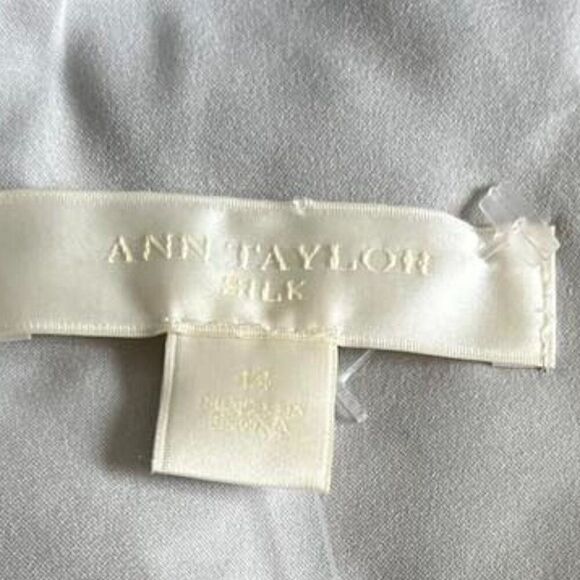 NWT  ANN TAYLOR  Silk Cocktail one-shoulder dress size 14 - Picture 6 of 15